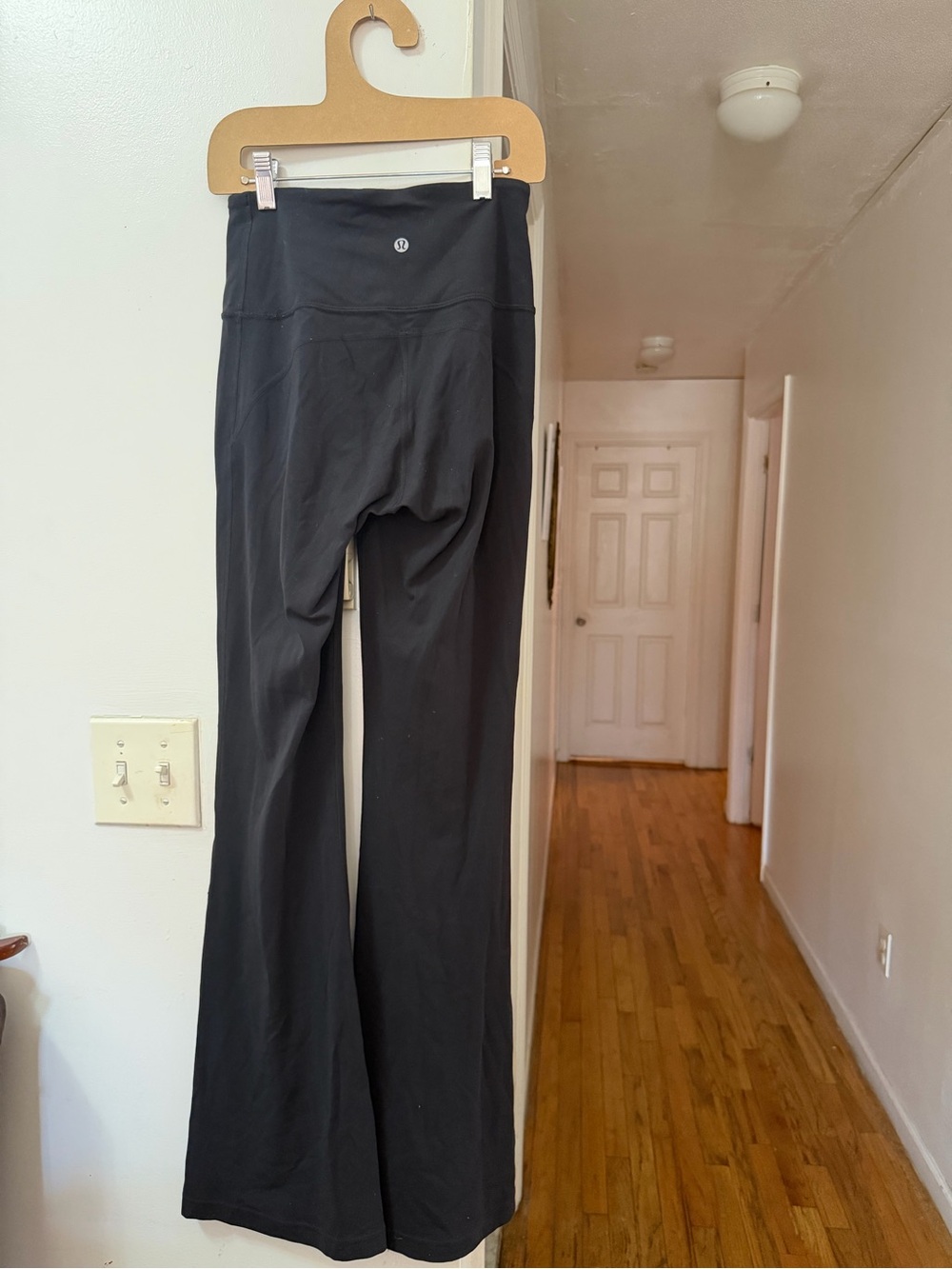lululemon athletica Black High-Rise Flare Leg Yoga Pants